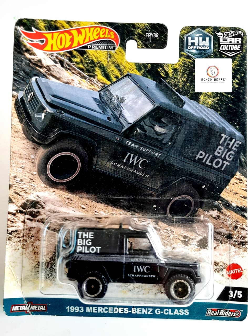 Premium The Big Pilot 1993 Mercedes-Benz G-Class - Hot Wheels | Bonzo Bears - P3