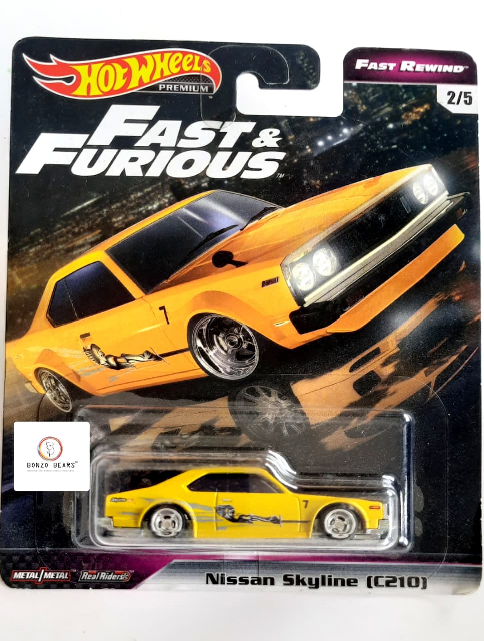 Premium 'Fast & Furious' Nissan Skyline C210 - Hot Wheels | Bonzo Bears - CB