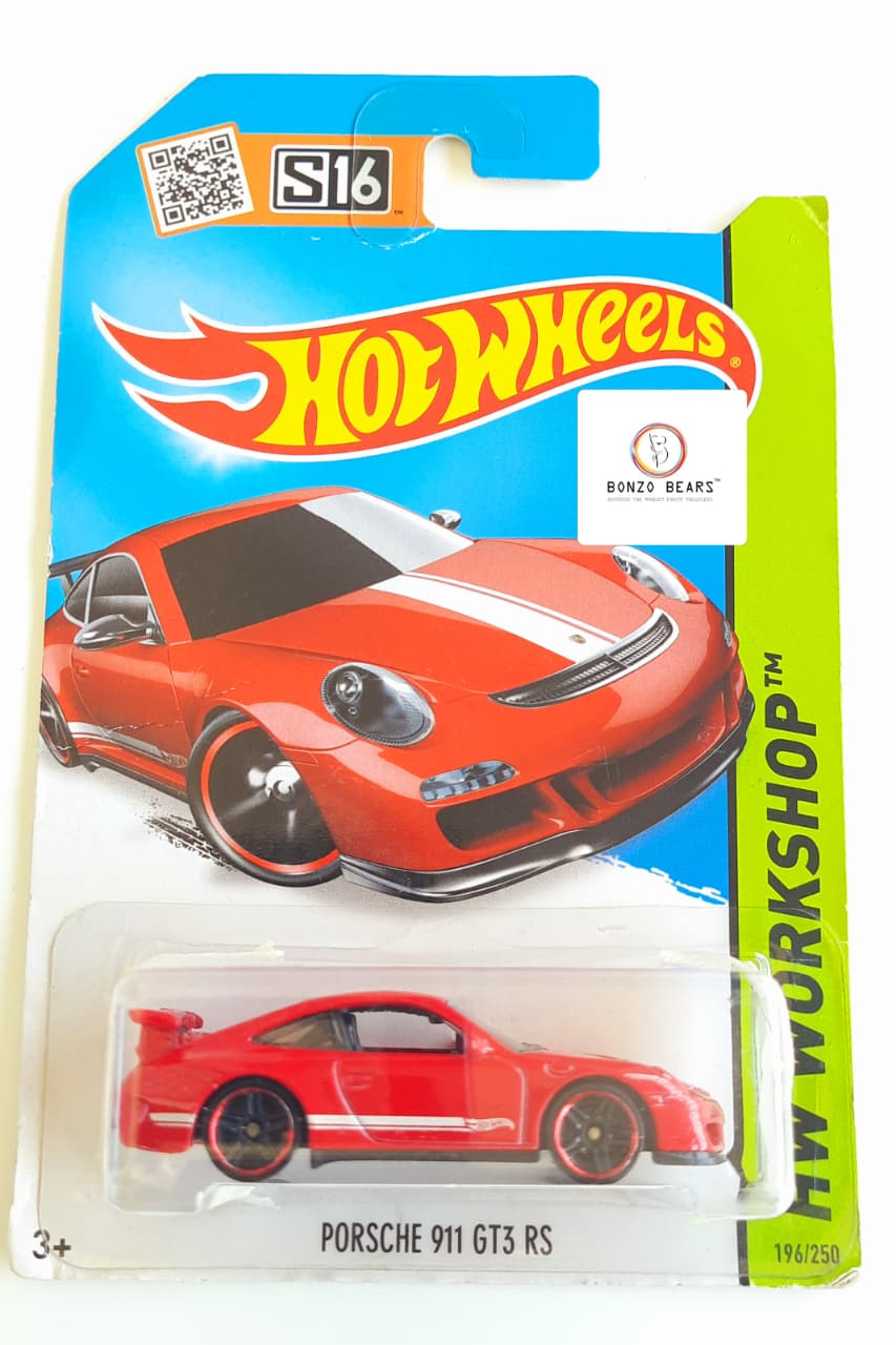Porsche 911 GT3 RS (Red) - Hot Wheels 2015 Release | Bonzo Bears PB49