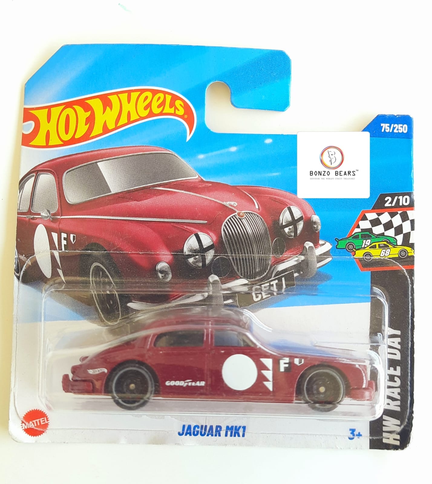 Jaguar MK1 - Hot Wheels (European Short Card) | Bonzo Bears PB49, SC1