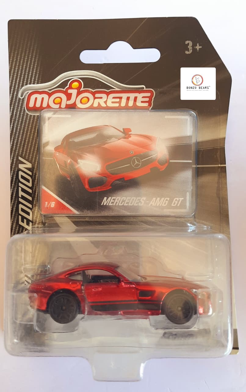 Limited Edition Red Chrome Mercedes Benz AMG GT - Majorette | Bonzo Bears