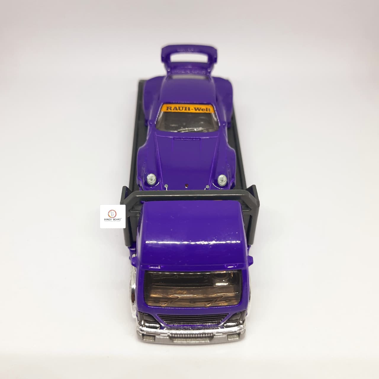 RWB Porsche 930 & Aero Lift - Team Transport - HOT WHEELS (Purple) - Loose