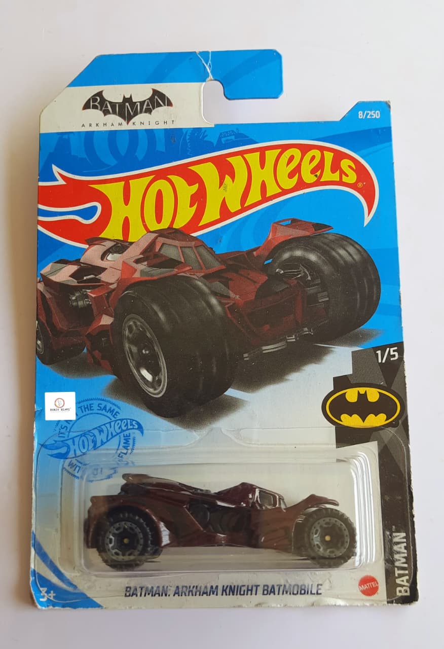 Batman Arkham Knight Batmobile – Hot Wheels Mainline 1:64 Diecast Car | DC Comics ( Red )