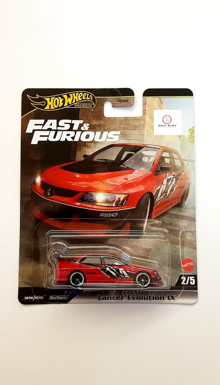 Premium Fast & Furious Mitsubishi Lancer Evolution IX - Hot Wheels Premium (2023 released) | Bonzo Bears A5