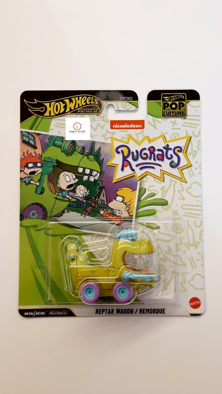 Nickelodeon Rugrats Reptar Wagon - Hotwheels Premium Pop Culture (Imported)