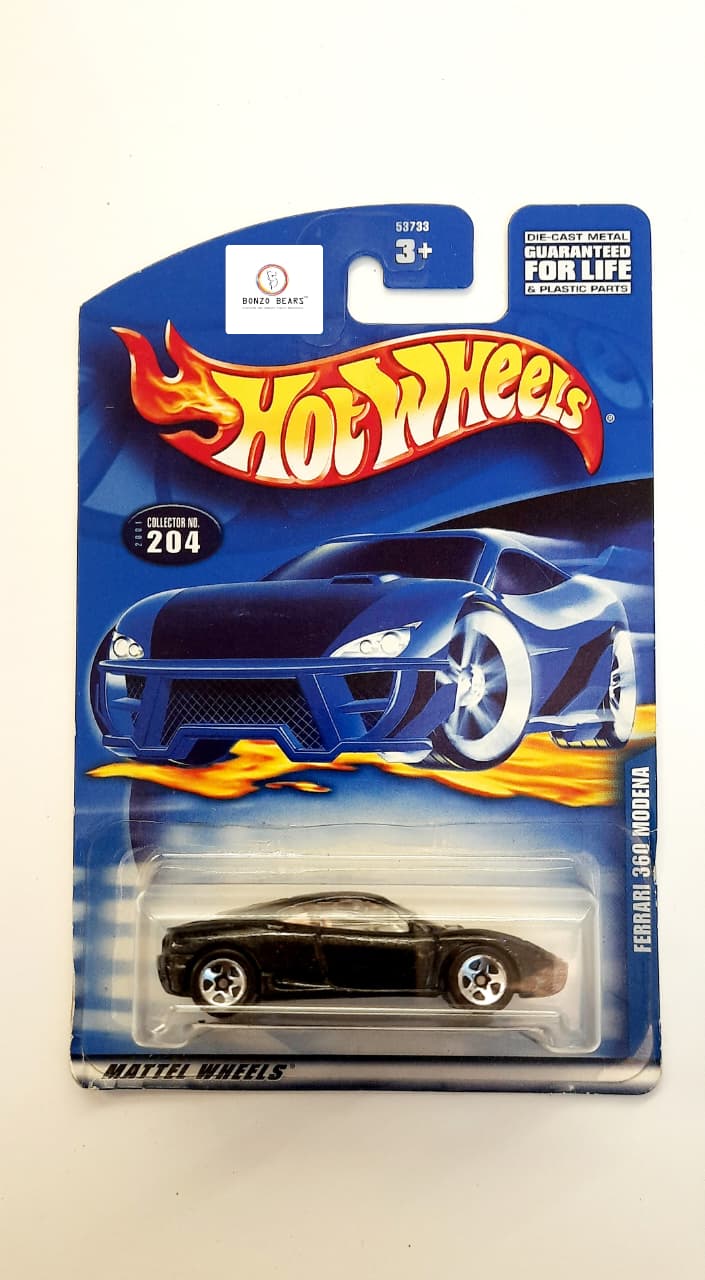 Ferrari 360 Modena(Black) - Hot Wheels | Bonzo Bears (2001 Released) PB49