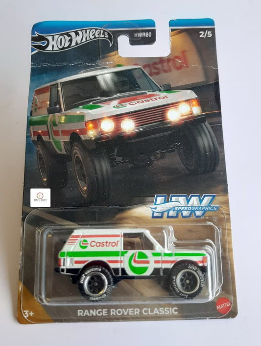 Range Rover Classic - Hot Wheels Europe card