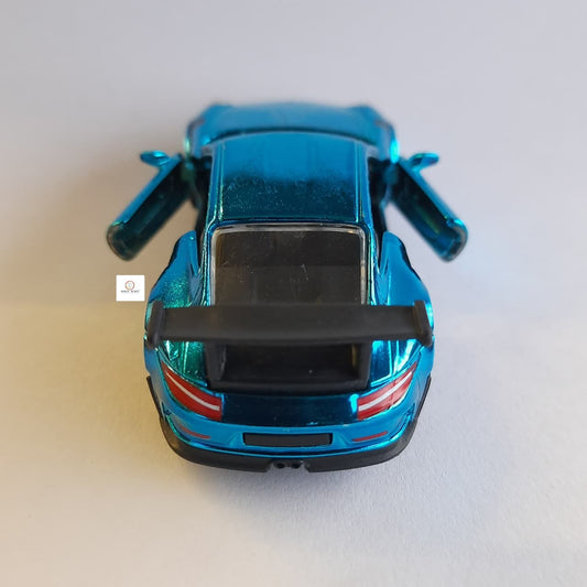 Porsche 911 GT3 RS Super chrome - Majorette