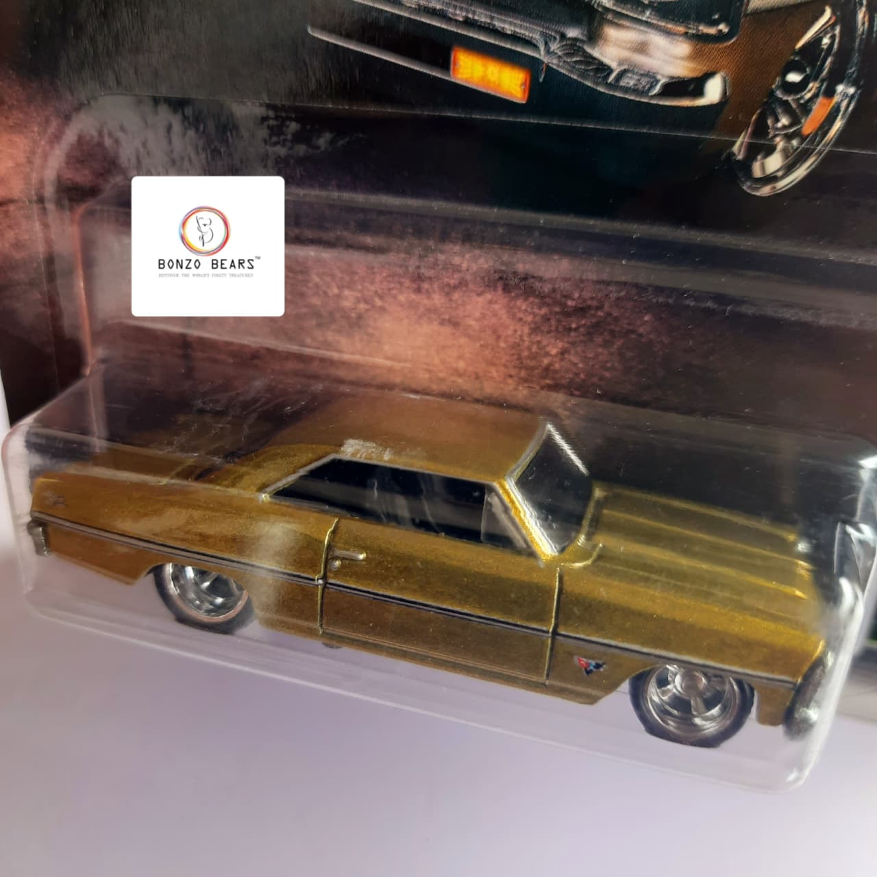 Premium '66 Chevy Nova - Fast and Furious - Hot Wheels (Gold) | Bonzo Bears CB