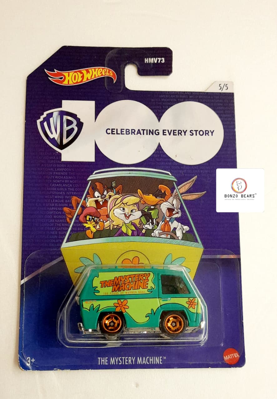 Warner Bros. 100th Anniversary Scooby Doo The Mystery Machine - Hot Wheels | Bonzo Bears B2