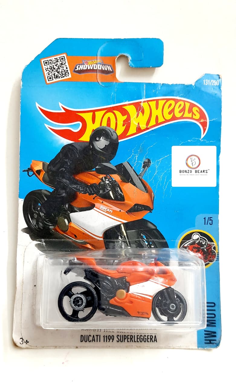 Ducati 1199 Superleggera 2016 release (Rare/Crippled Card) - Hot Wheels | Bonzo Bears