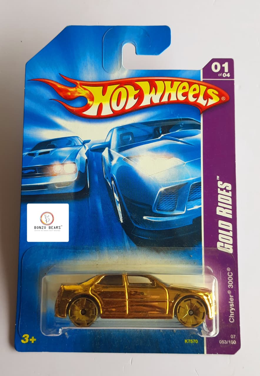 2007 Gold Rides Chrysler 300C - Hot Wheels | Bonzo Bears