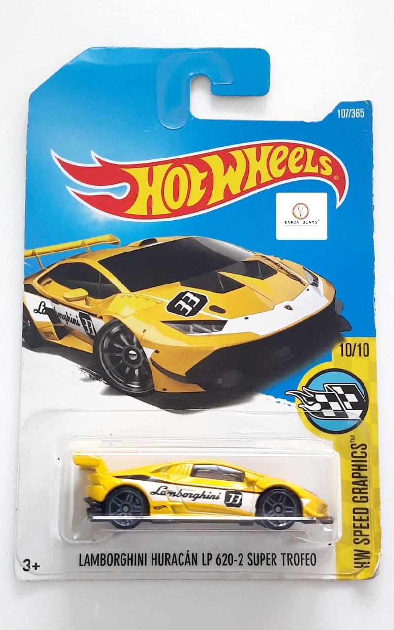 Lamborghini Huracan LP 620-2 Super Trofeo - Hot Wheels 2017 Release | Bonzo Bears