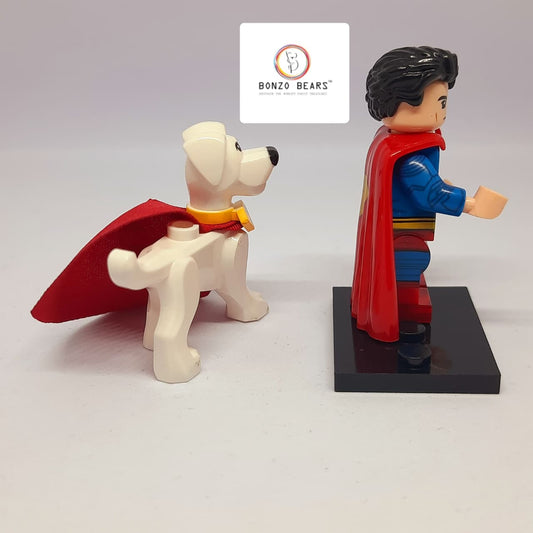 DC Super Heroes Superman & Krypto - Lego Compatible Set (Sealed pack Avaialbe ) | Bonzo Bears