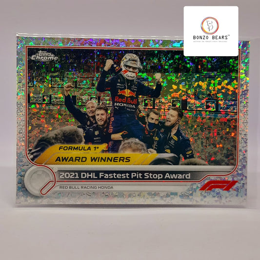 Red Bull Racing Max vestappan - Numbered Mini Diamond editon 104/299 - - 2022 Topps Chrome F1 Award Winners#194 | Bonzo Bears