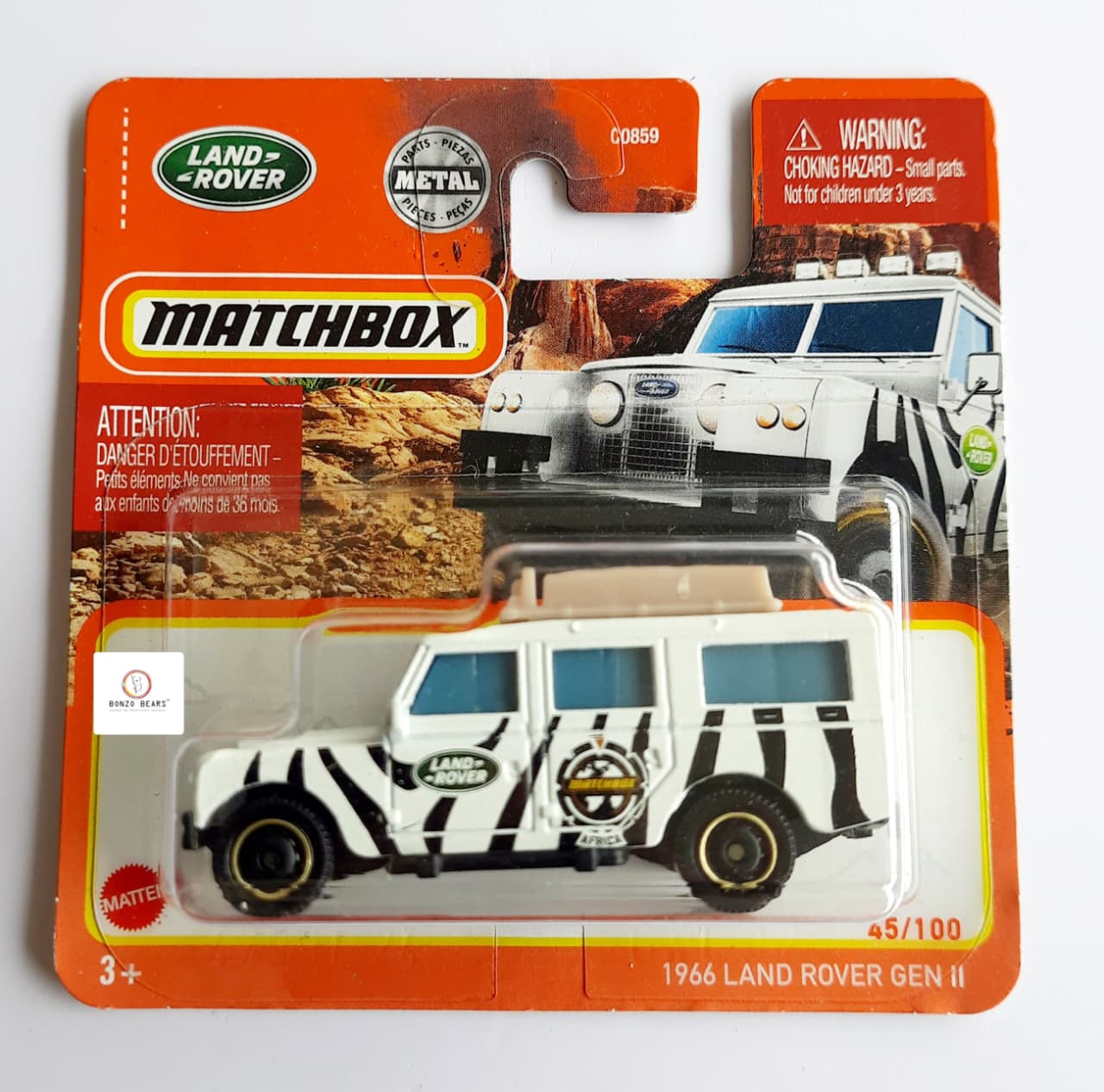 1966 Land Rover Gen II - Matchbox Short card