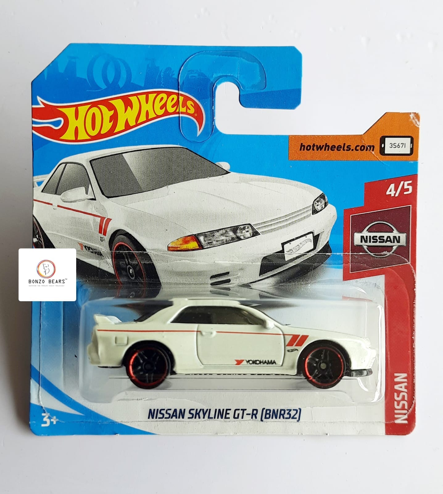 Nissan Skyline GT-R (BNR 32) Hot Wheels (Short Card) | Bonzo Bears
