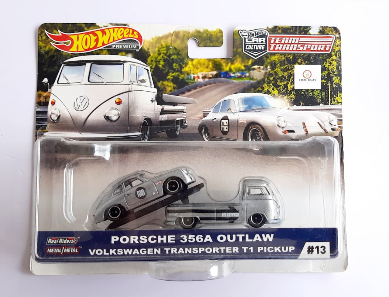 Porsche 356A Outlaw - Volkswagen Transporter T1 Pickup - Team Transport - Hot Wheels