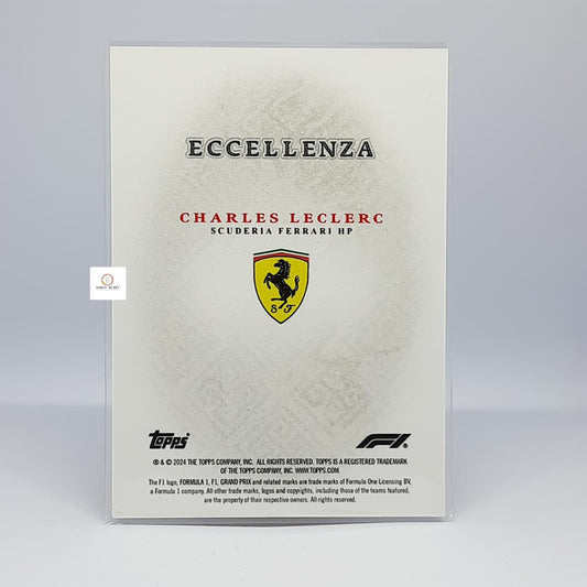 2024 Topps Eccellenza Formula 1 F1 Charles Leclerc