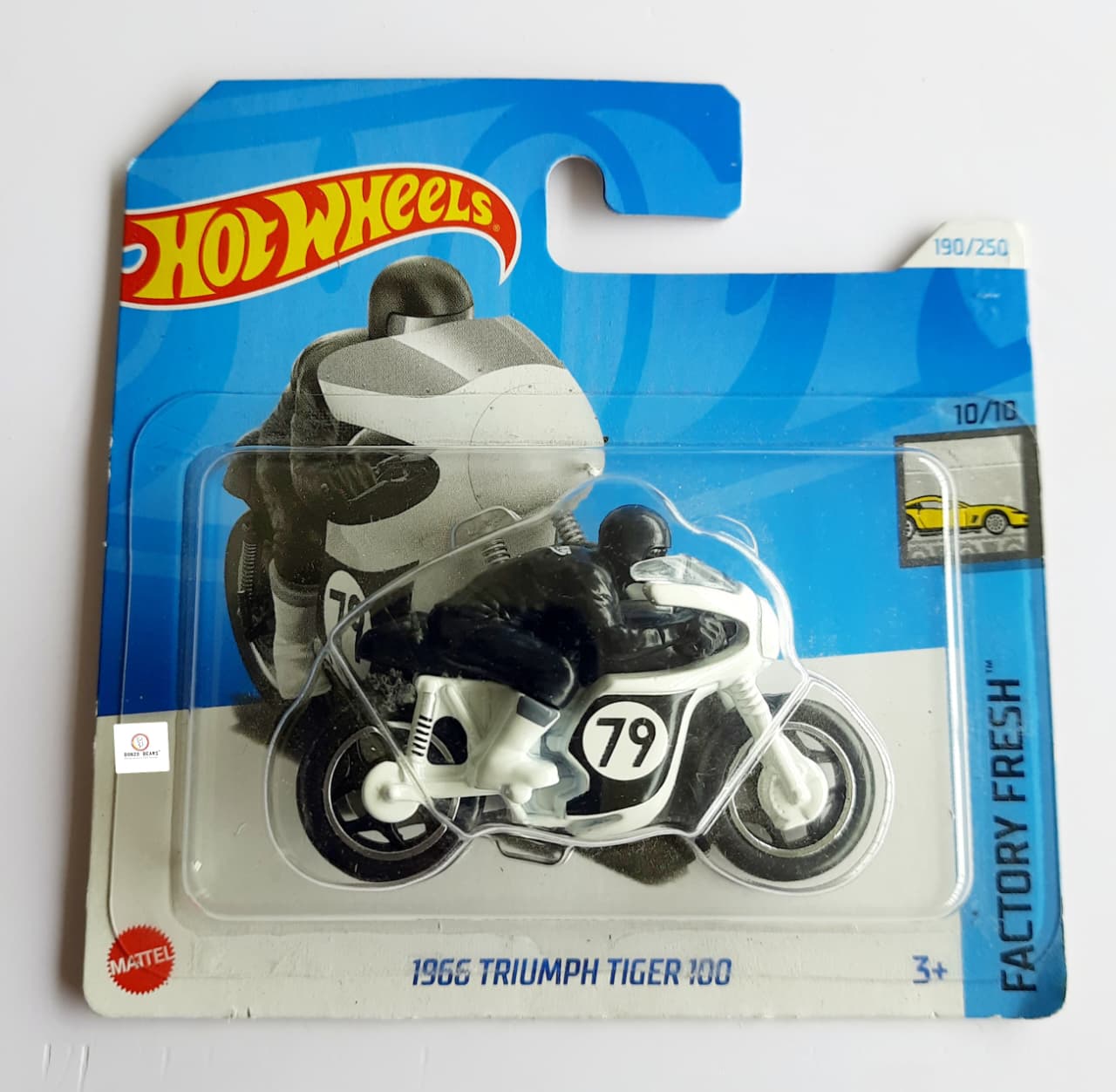 1966 Triumph Tiger 100 - Hot Wheels - Short card