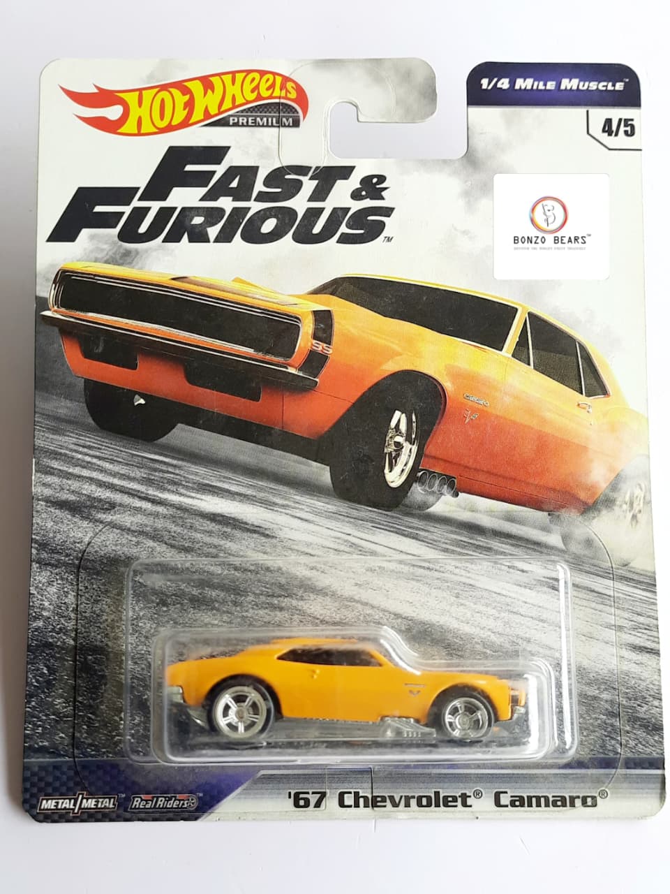Premium '67 Chevrolet Camaro - Hot Wheels | Bonzo Bears CB