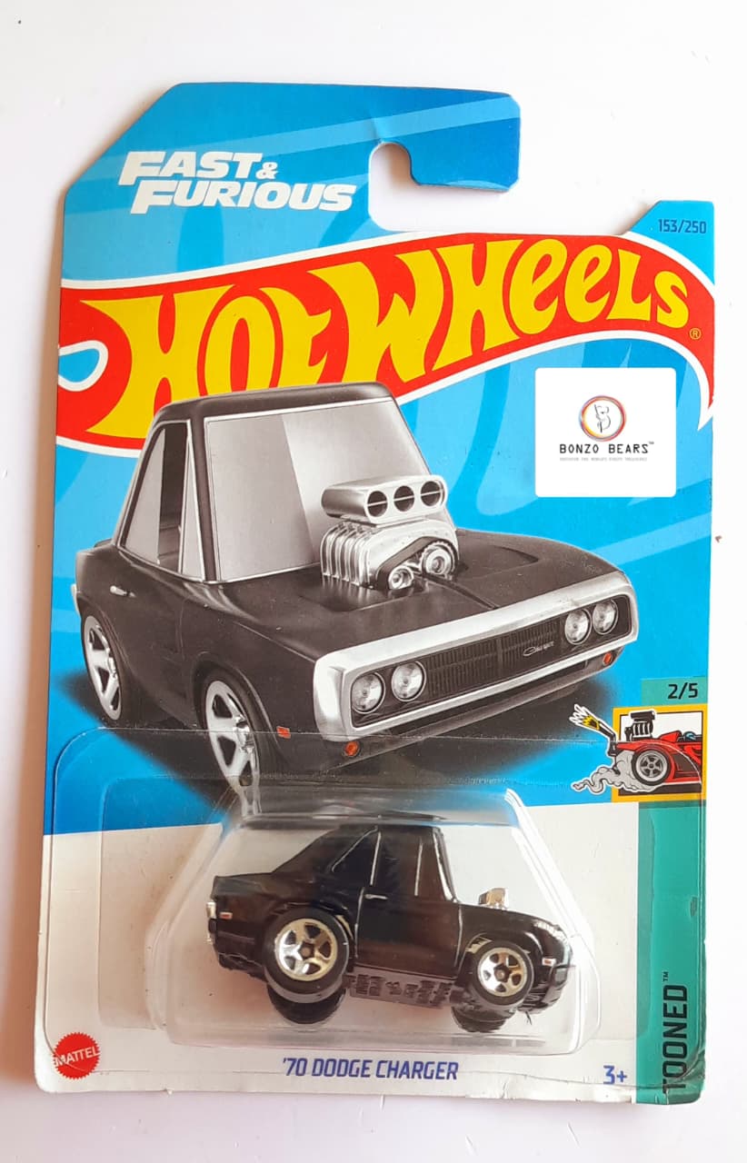 '70 Dodge Charger - T ooned - Hot Wheels | Bonzo Bears PB27