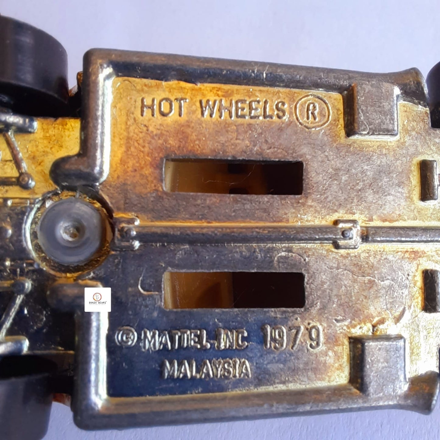 1990 HOT WHEELS BILLIONTH SPLIT WINDOW '63 CHEVY CORVETTE GOLD CHROME DIECAST