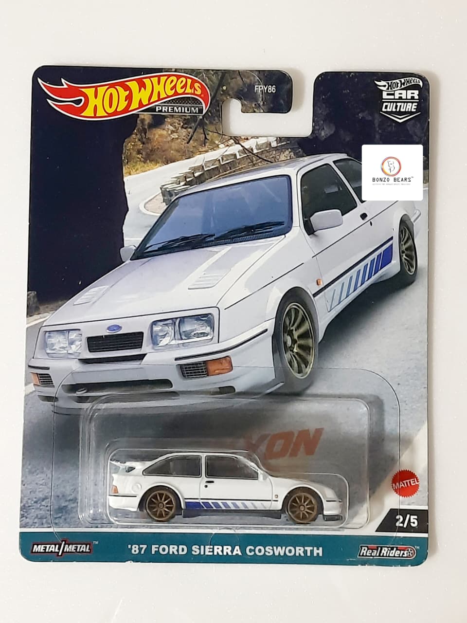 '87 Ford Sierra Cosworth - Hot Wheels Premium | Bonzo Bears - P5