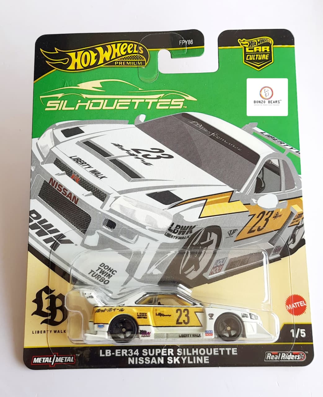 LB-ER34 Super Silhouette Nissan Skyline - Hot Wheels | Bonzo Bears CB