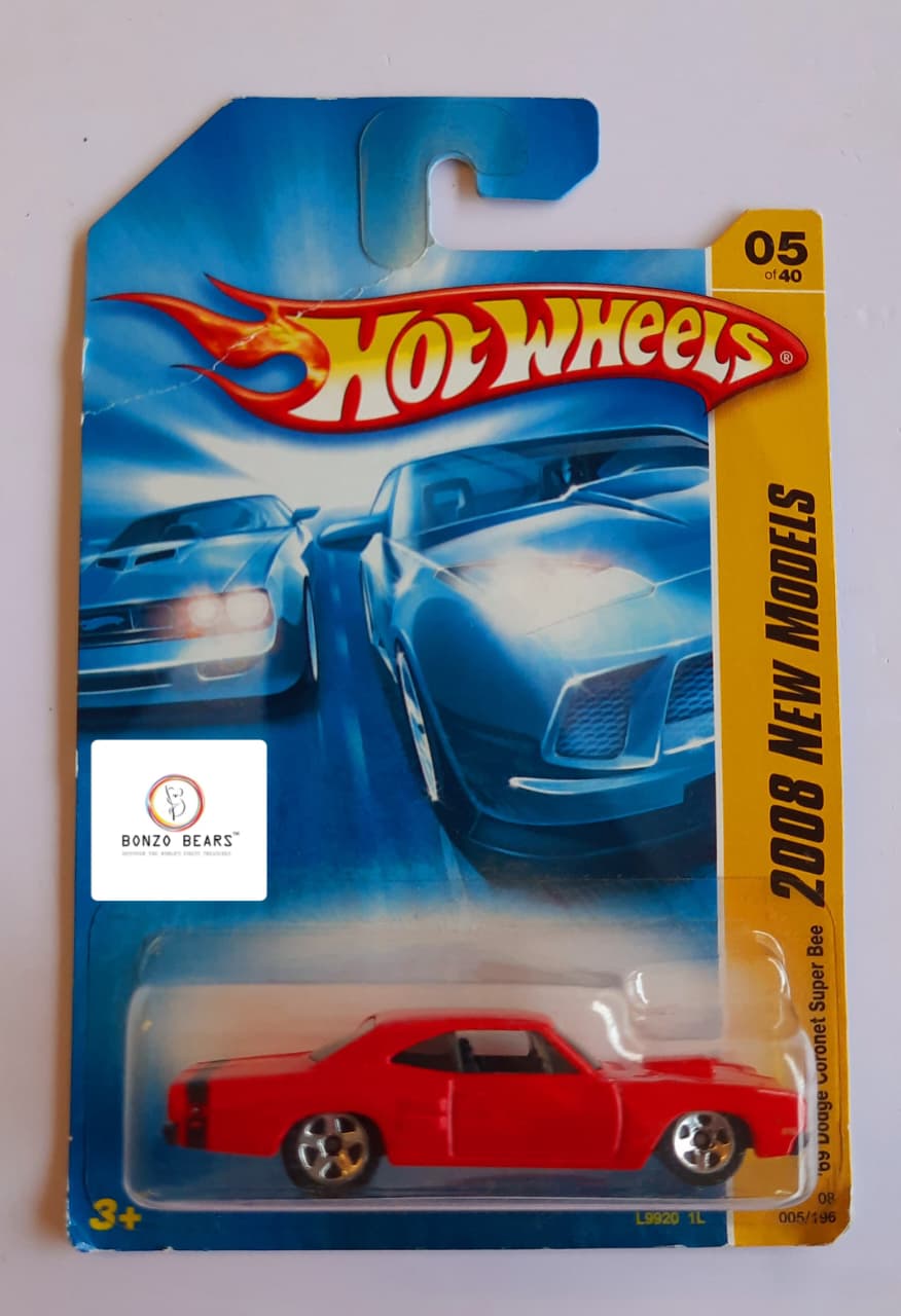 '69 Dodge Coronet Super Bee - Hot Wheels 2008 Release (Cripled)| Bonzo Bears PB24