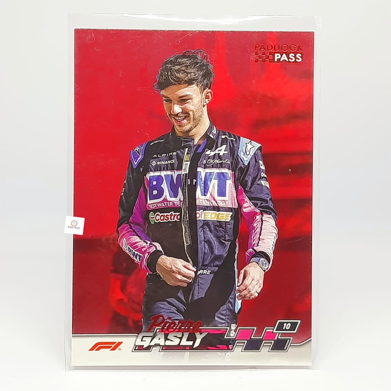 2024 Topps Paddock Pass Formula 1 - Red Foil - #10 Pierre Gasly