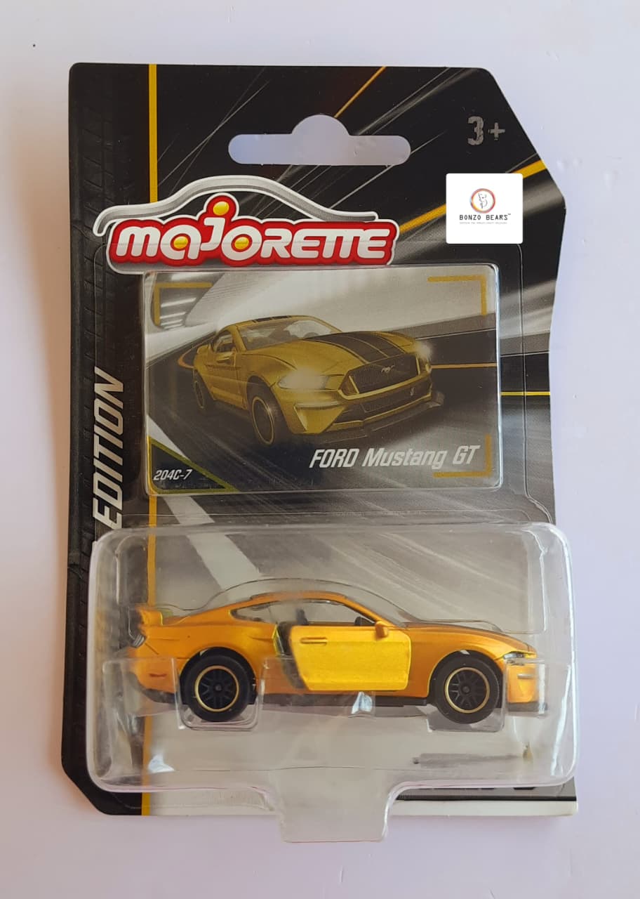 Limited Edition Gold Ford Mustang GT - Majorette | Bonzo Bears