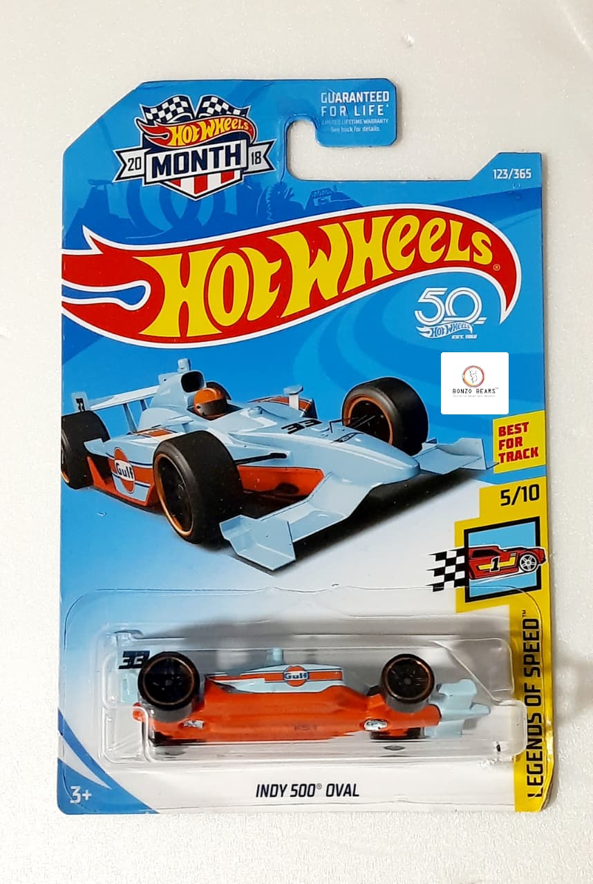 2018 50th Anniversary Legends of Speed Indy 500 Oval - Hot Wheels | Bonzo Bears