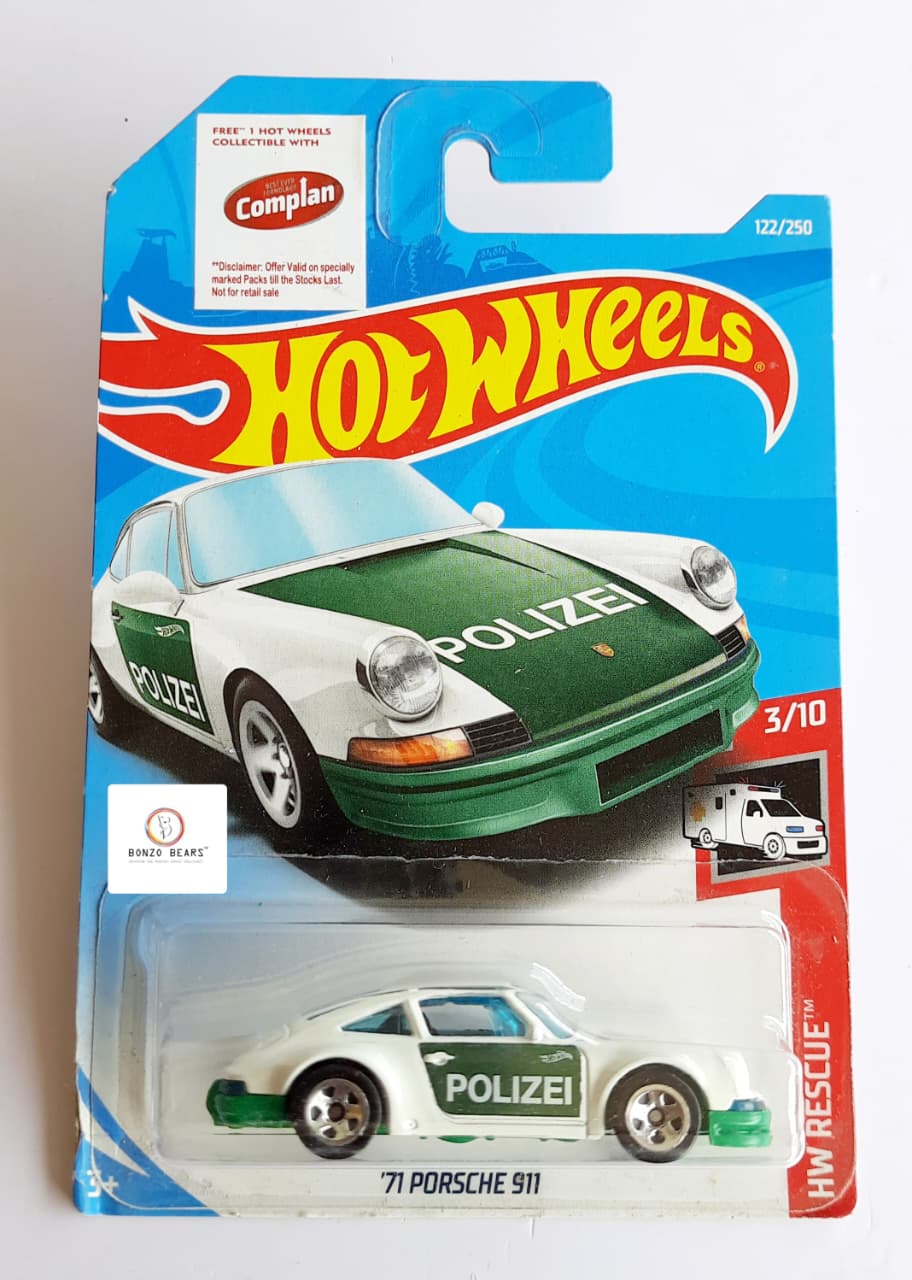 Porsche 911 Polizei - Hot Wheels | Bonzo Bears