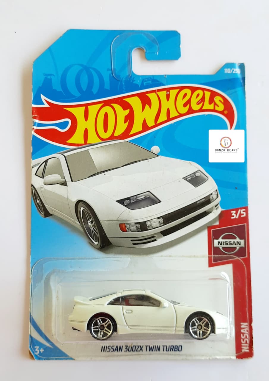 Nissan 300ZX Twin Turbo (White) - Hot Wheels | Bonzo Bears