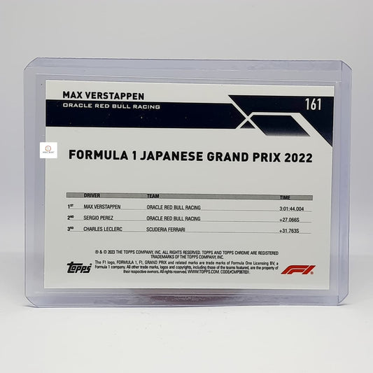 Max Verstappen Red Bull 2023 Topps Chrome F1 #161 Orange- Red Refractor ( Rare )