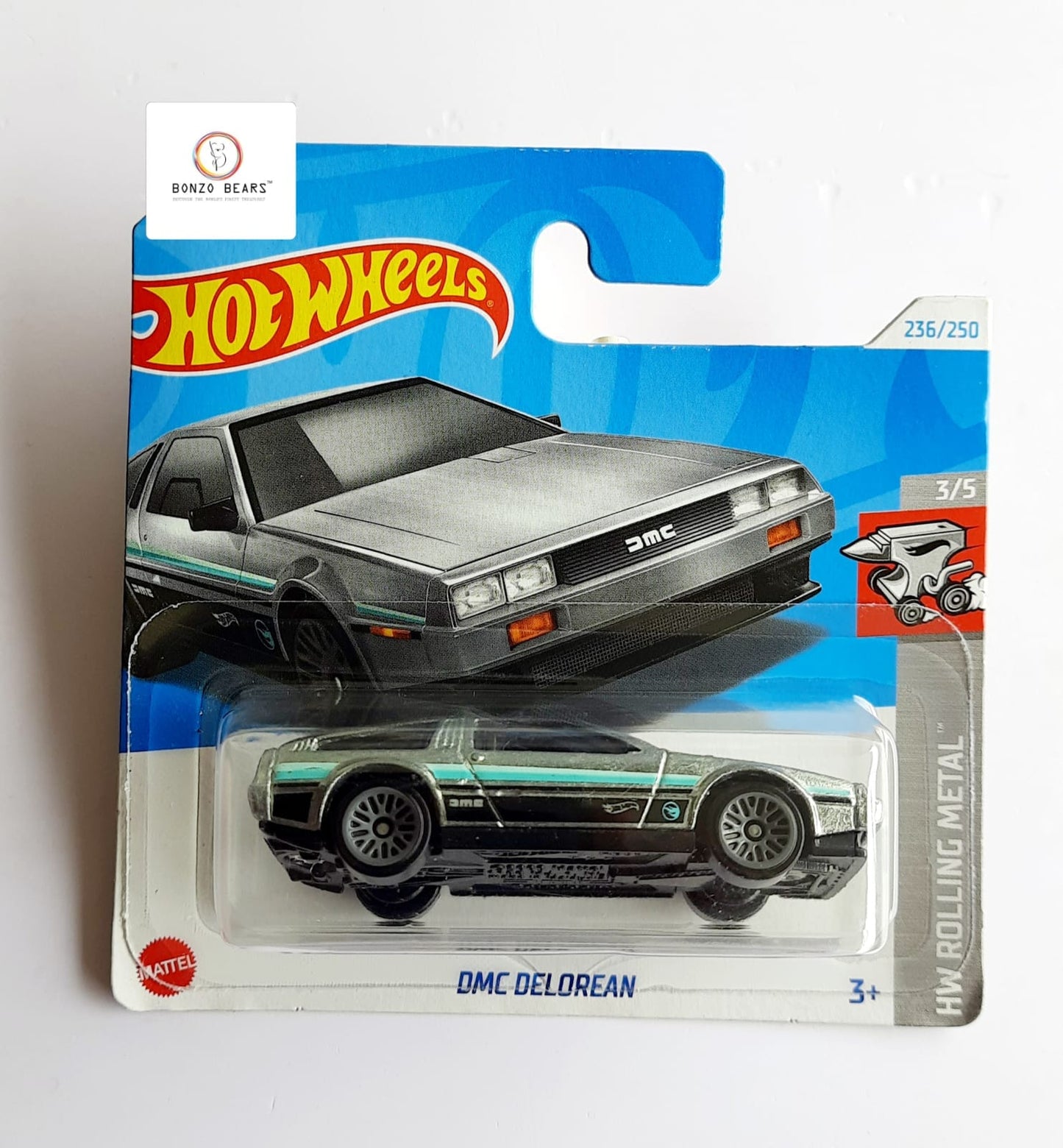 DMC Delorean (Treasure Hunt) - Hot Wheels | Bonzo Bears PB10