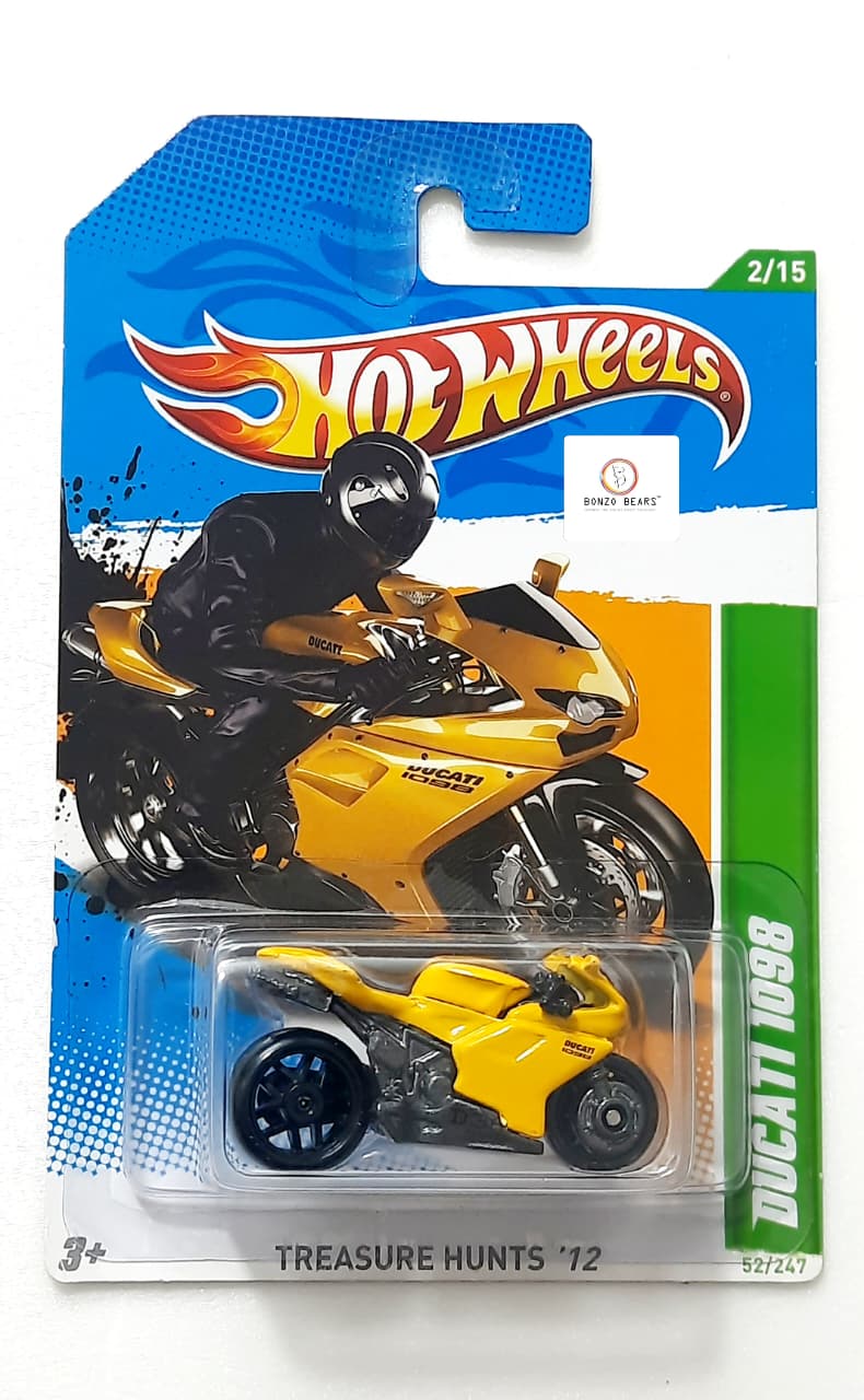 Ducati 1098 - Treasure Hunts '12 - Hot Wheels 2012 Release | Bonzo Bears
