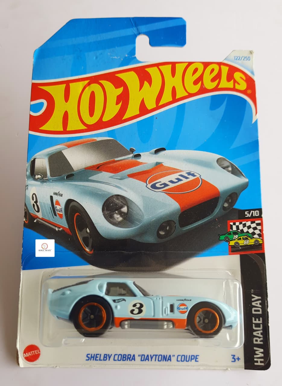 Shelby Cobra Daytona Coupe – Gulf – Hot Wheels | Bonzo Bears