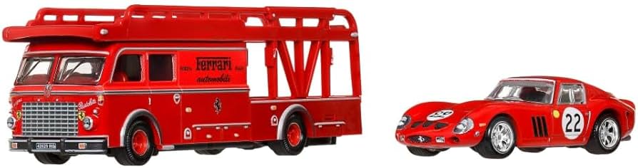 Exclusive Premium Team Transport Ferrari 250 GTO with Fiat 642 RN2 Bartoletti Transporter | Bonzo Bears