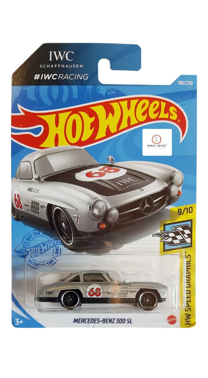 IWC Schaffhausen Racing Mercedes-Benz 300 SL - Hot Wheels 2020 release | Bonzo Bears PB9