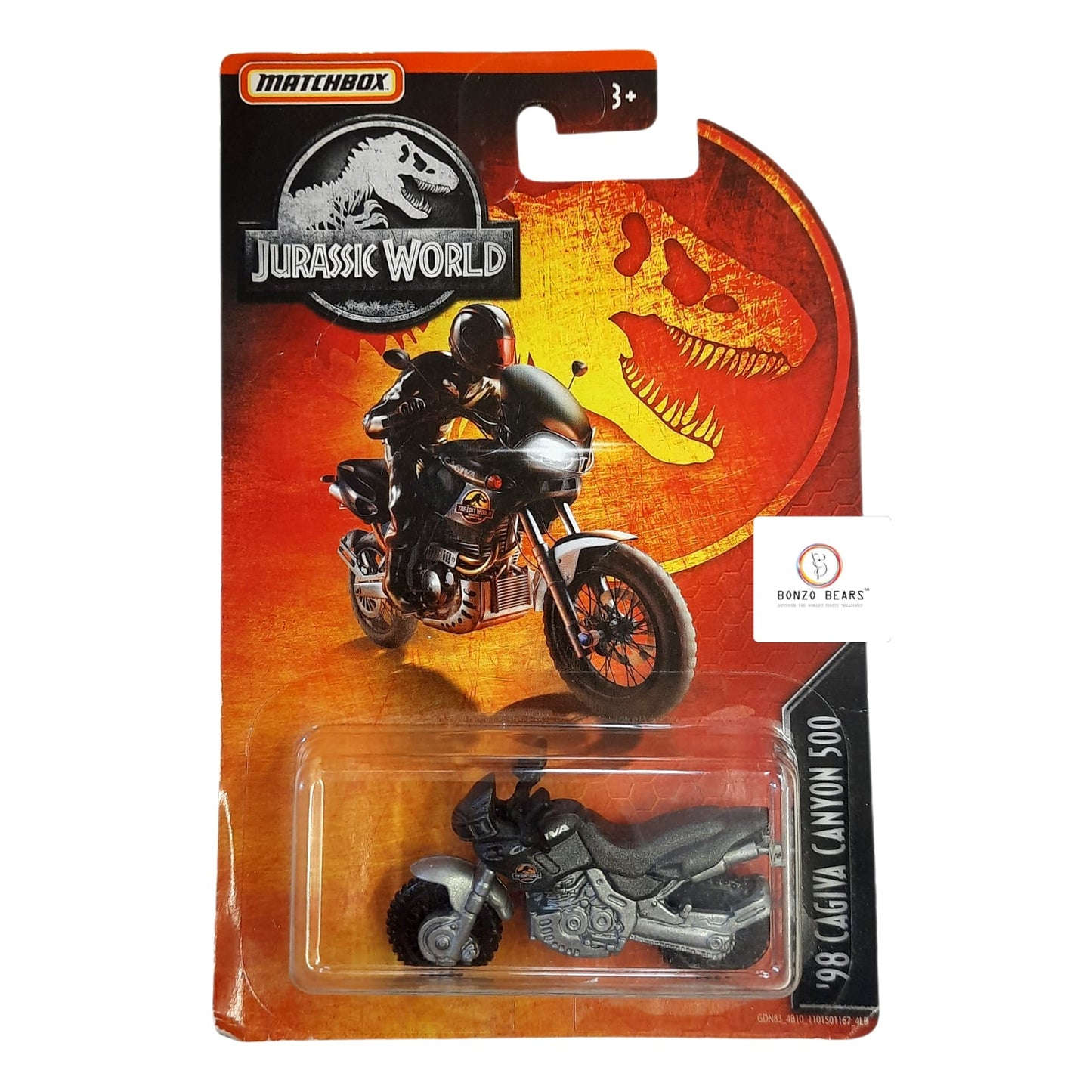 Jurrasic World '98 Cagiva Canyon 500 - Matchbox MB2