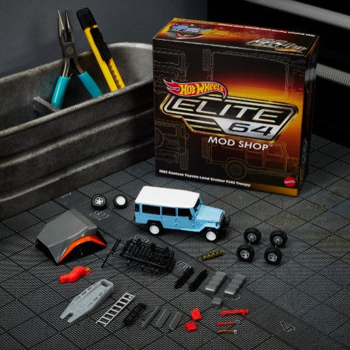 Hot Wheels Elite 64 Mod Shop 1982 Custom Toyota Land Cruiser FJ45 Troopy | Bonzo Bears