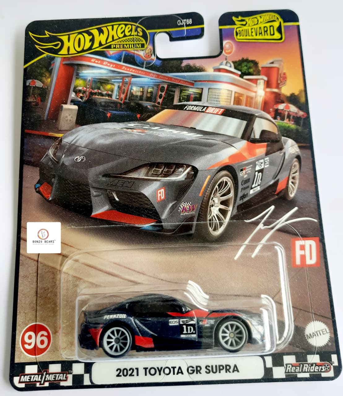 Hot Wheels 2021 Toyota GR Supra - Real Riders