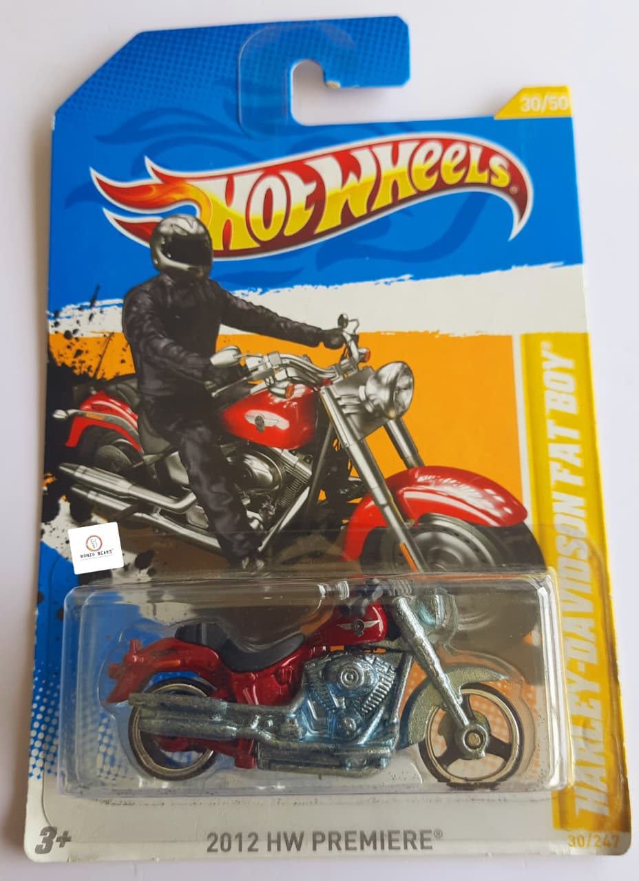 Harley-Davidson Fat Boy - Hot Wheels - 2012 HW Premiere
