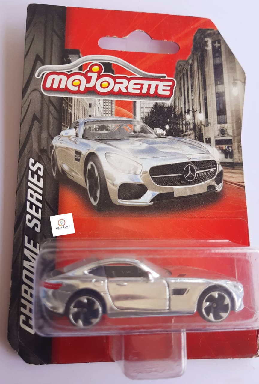 Limited edition Majorette Chrome car series Mercedes AMG GT