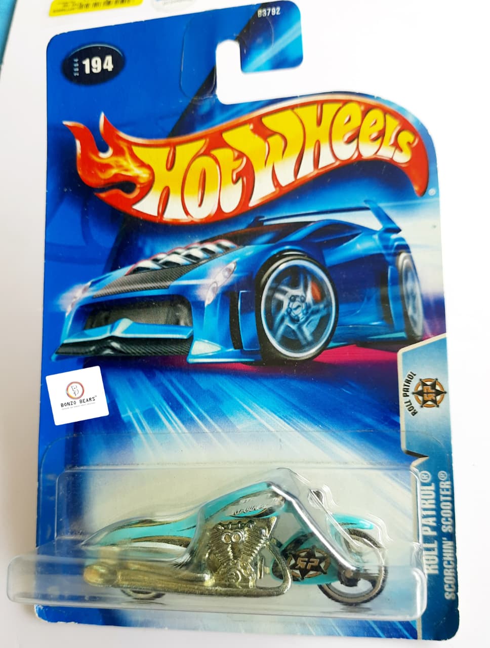 Roll Patrol Scorchin Scooter -Hot Wheels ( Tiffany blue Edition Bike)