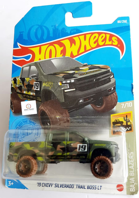 '19 Chevy Silverado Trail Boss LT -Hot Wheels
