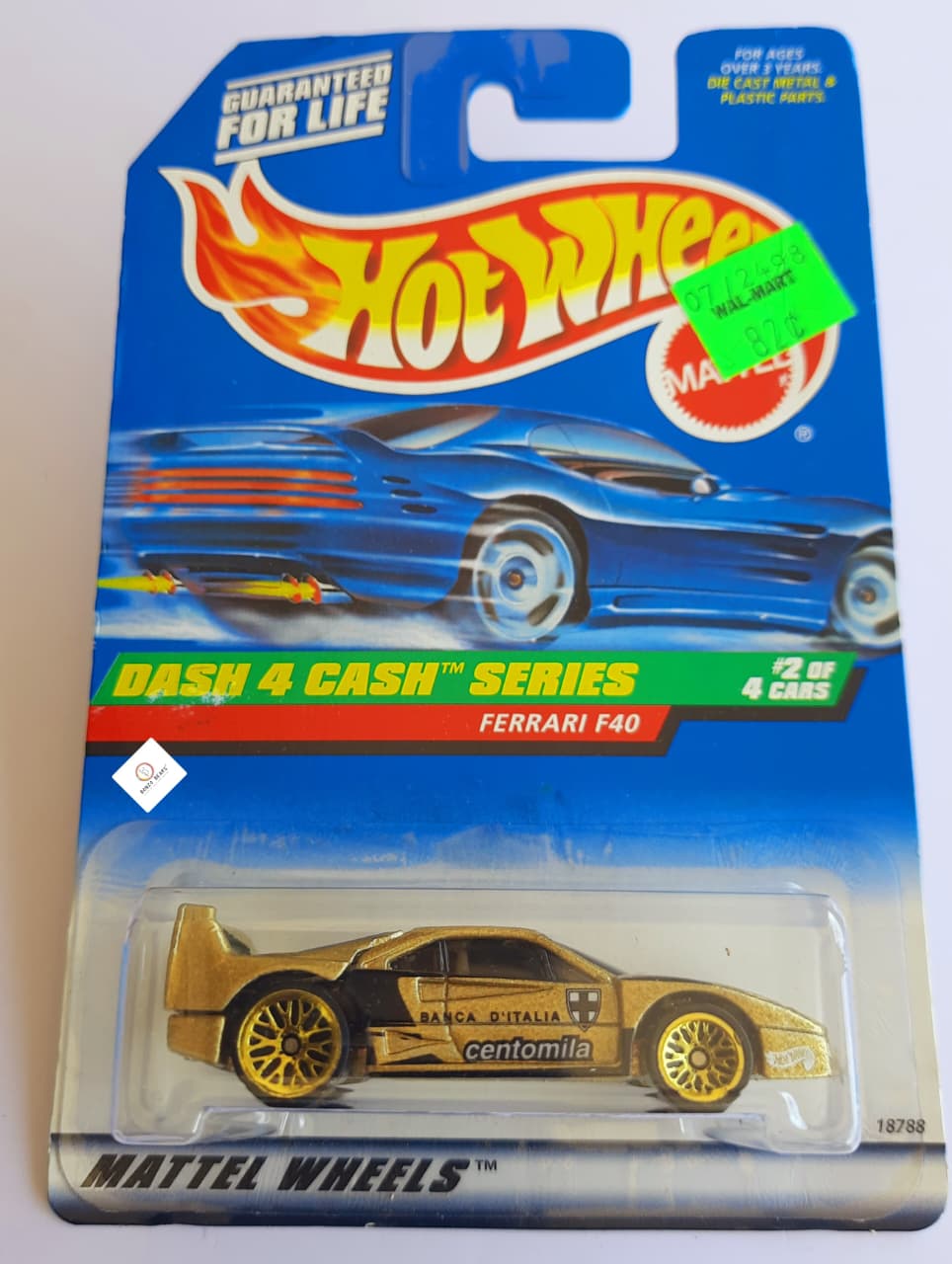 Ferrari F40 - Gold - Hot Wheels