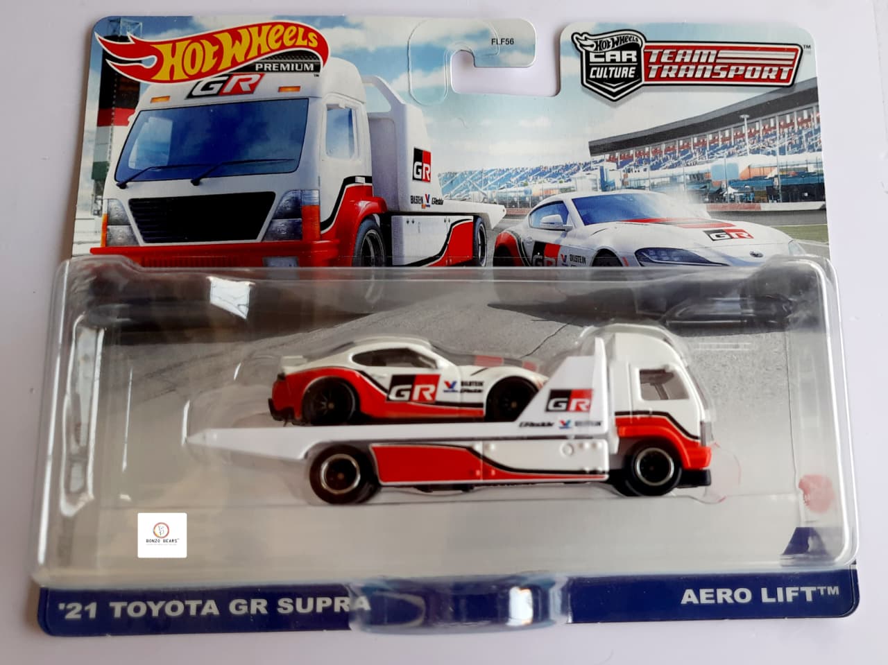 21 Toyota GR Supra Aero Lift - Team transport -Hot Wheels